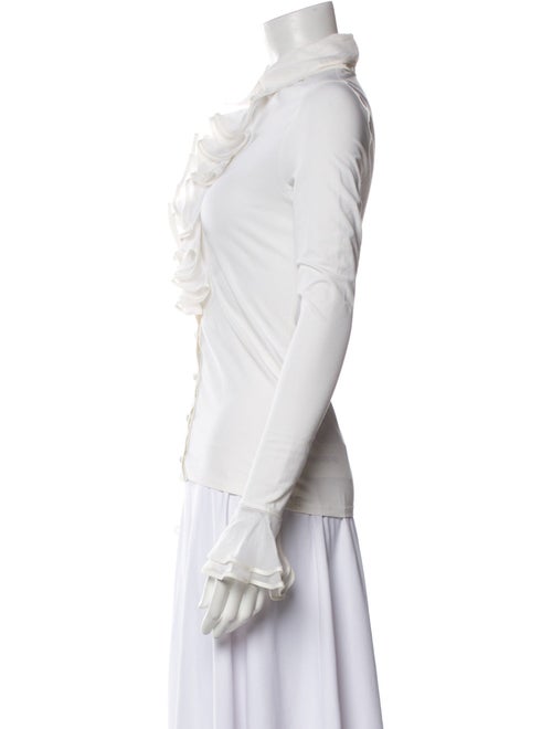 Anne Fontaine Long Sleeve Button-Up Top