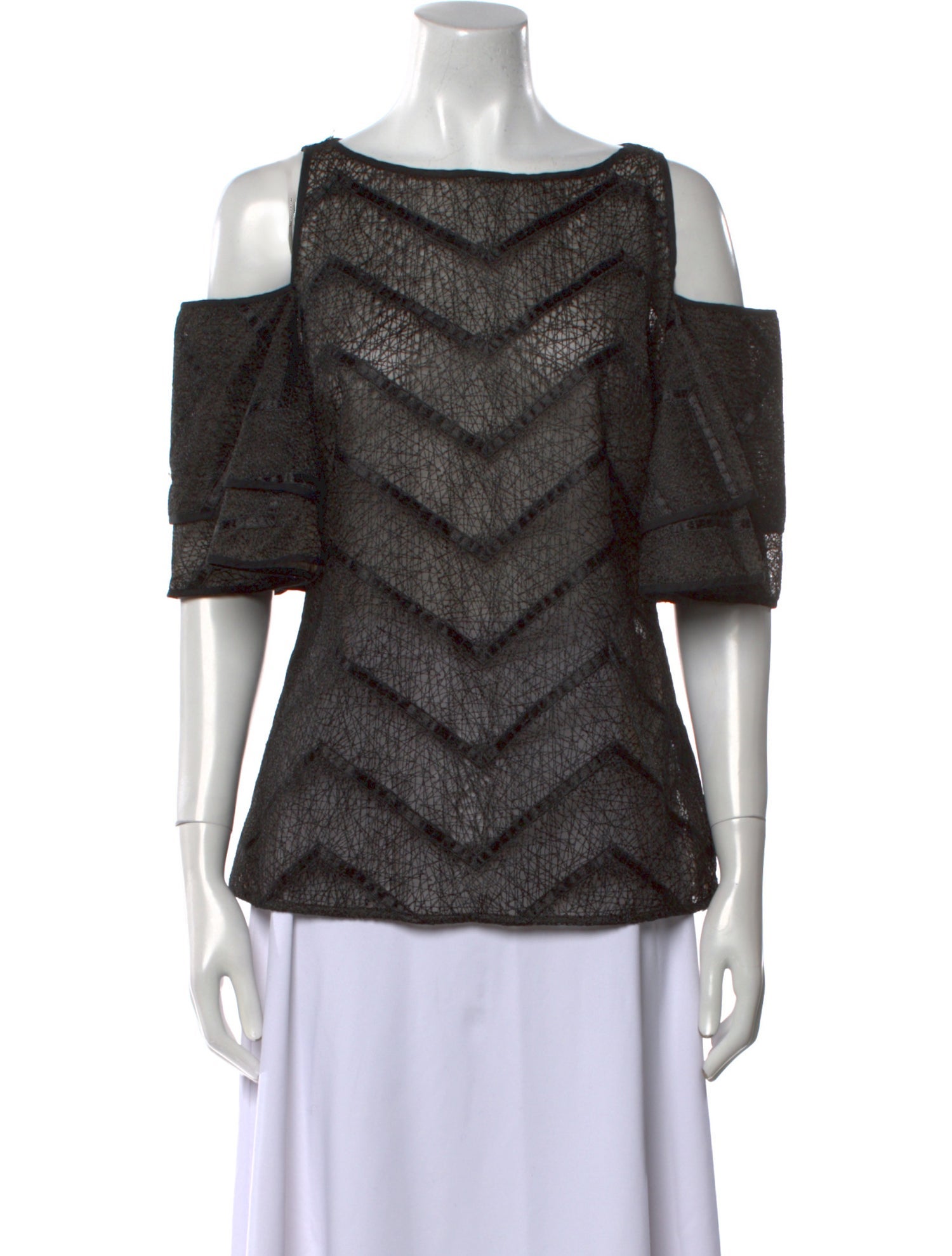 Anne Fontaine Lace Printed Top