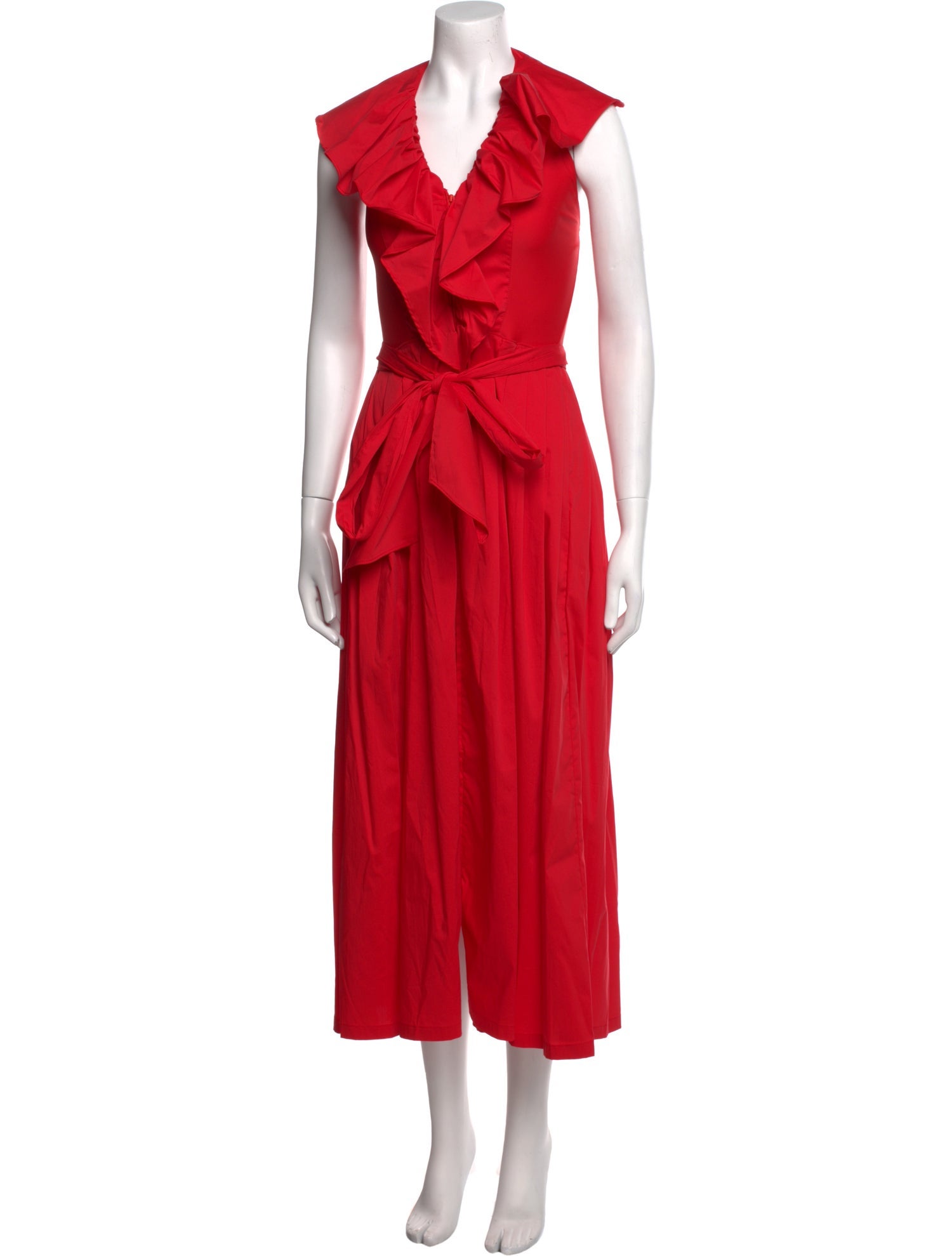 Anne Fontaine V-Neck Long Dress