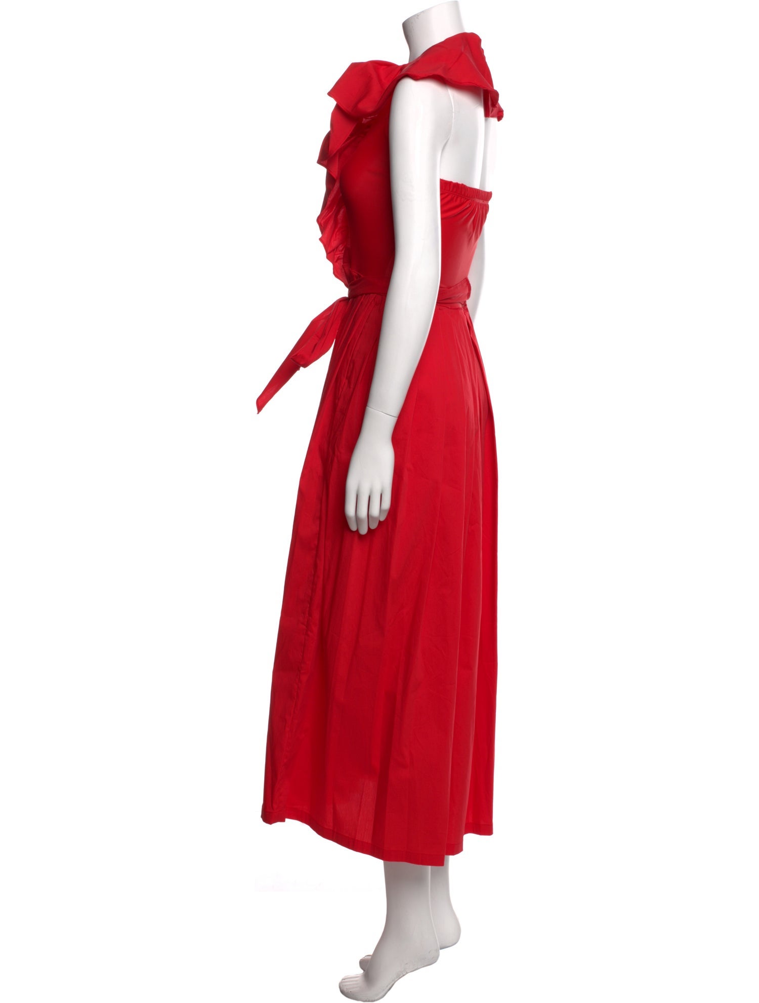 Anne Fontaine V-Neck Long Dress