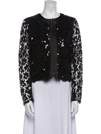 Anne Fontaine Lace Pattern Evening Jacket