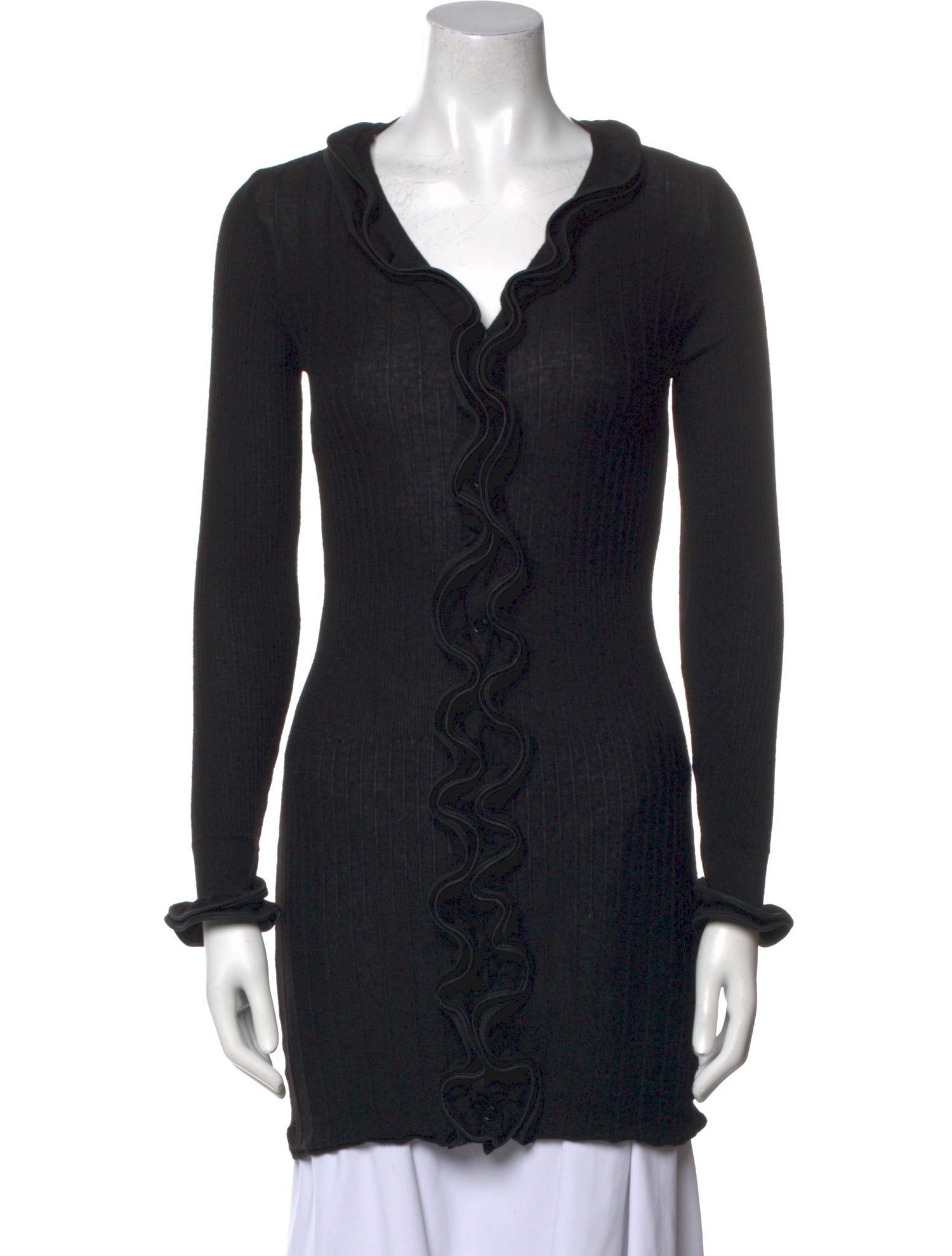 Anne Fontaine Wool V-Neck Sweater