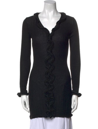 Anne Fontaine Wool V-Neck Sweater