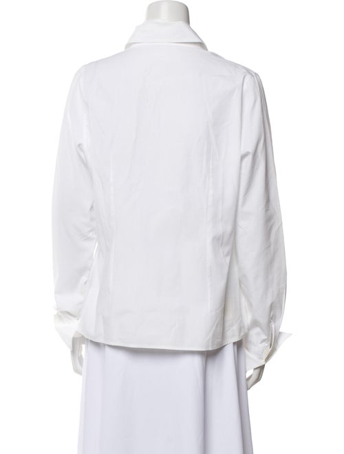 Anne Fontaine Long Sleeve Button-Up Top