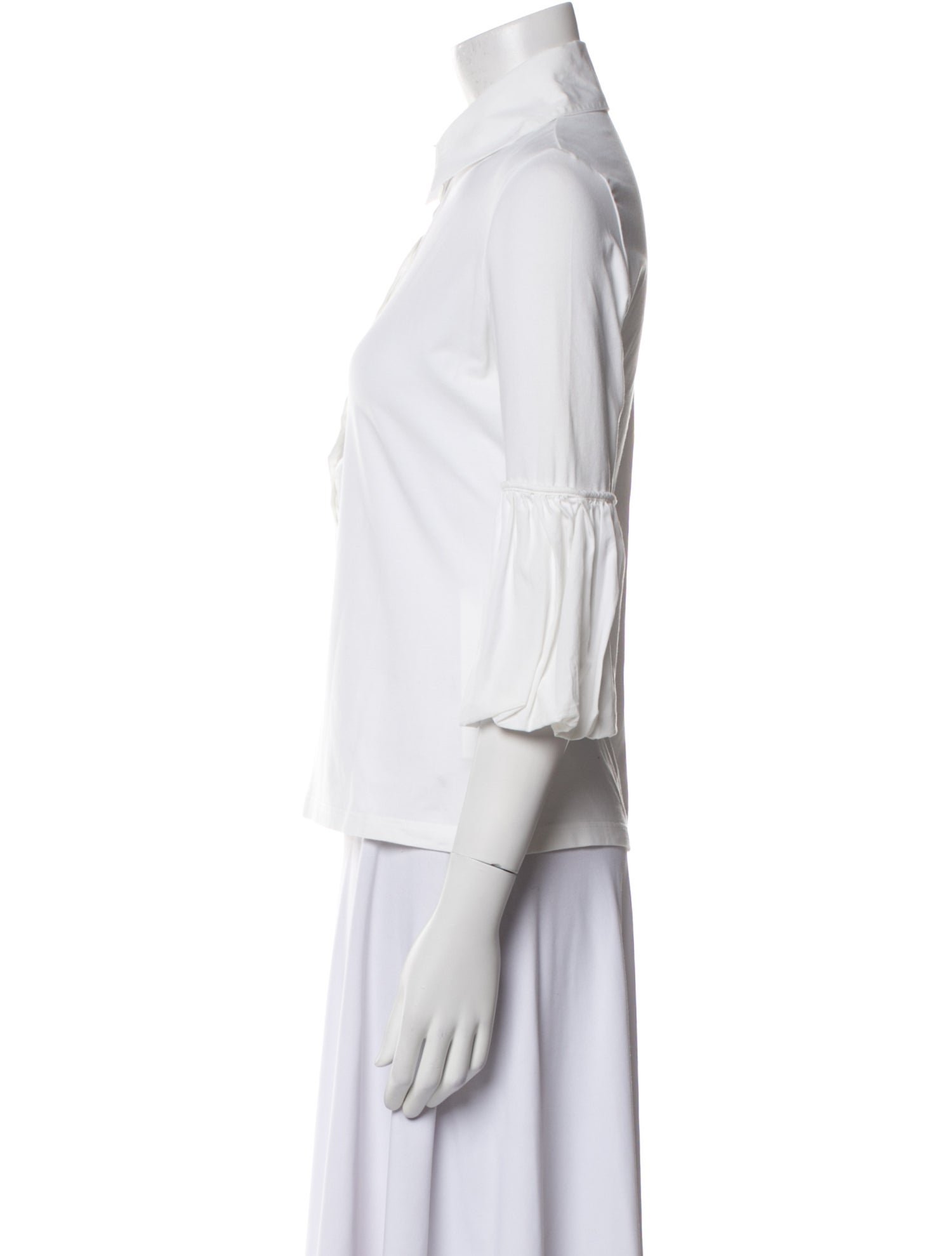 Anne Fontaine Three-Quarter Sleeve Polo