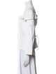Anne Fontaine Off-The-Shoulder Three-Quarter Sleeve Button-Up Top