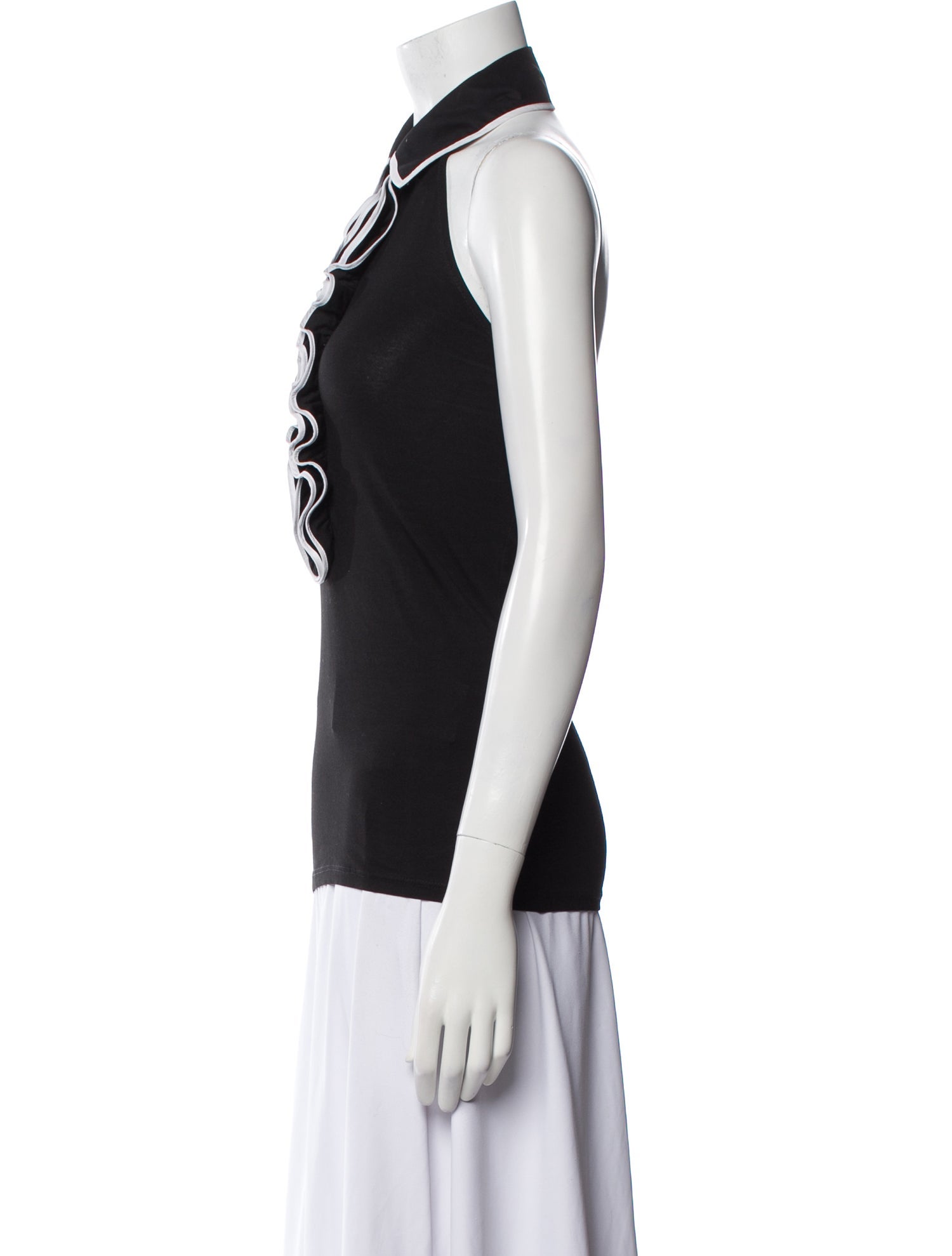 Anne Fontaine Halterneck Sleeveless Top