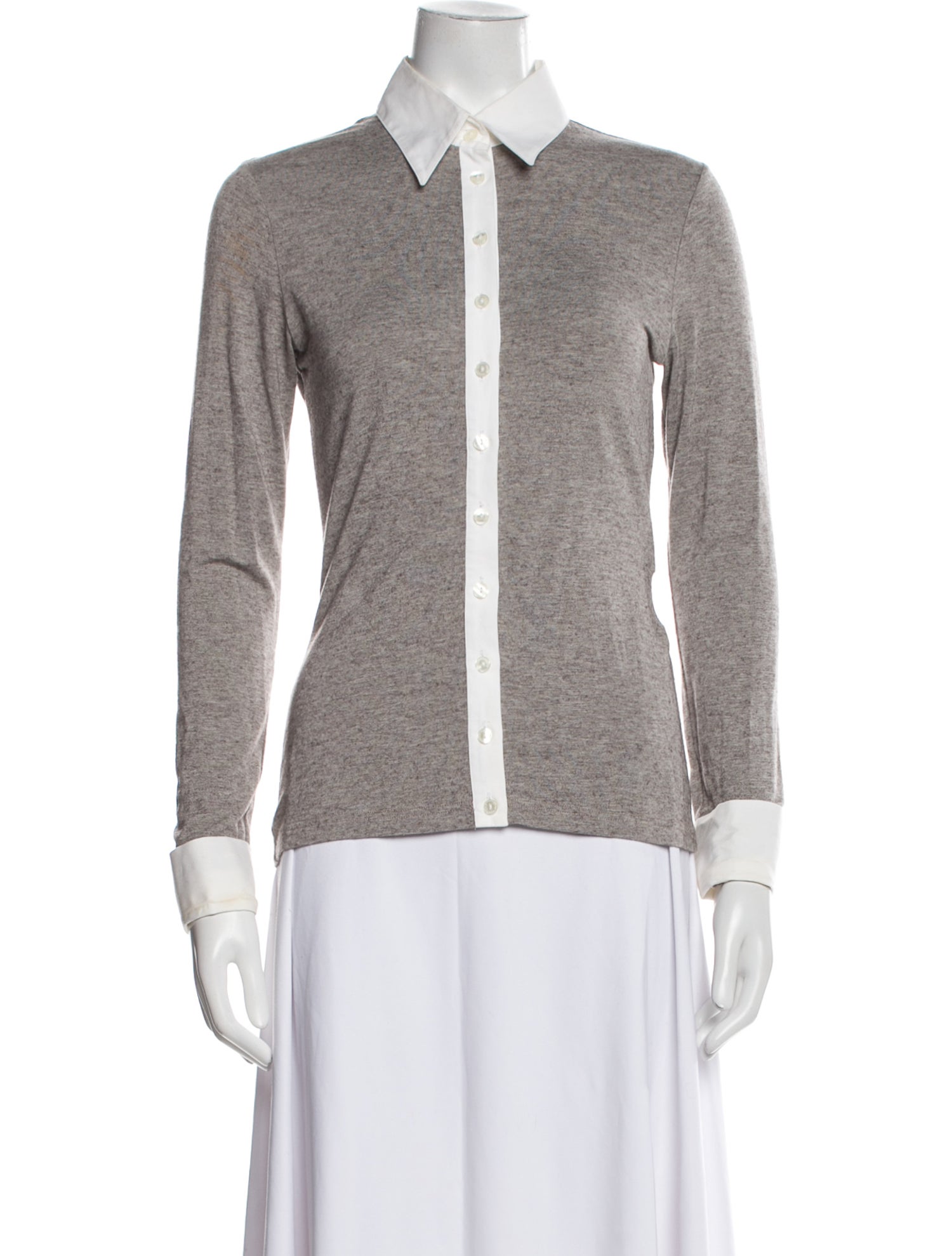 Anne Fontaine Long Sleeve Polo