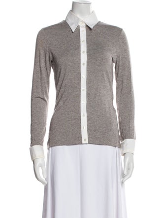 Anne Fontaine Long Sleeve Polo