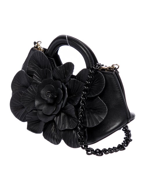 Anne Fontaine Leather Top Handle Bag