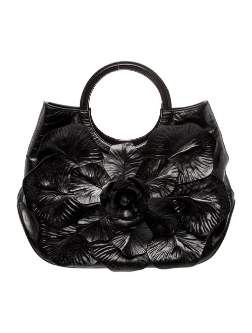 Anne Fontaine Leather Top Handle Bag