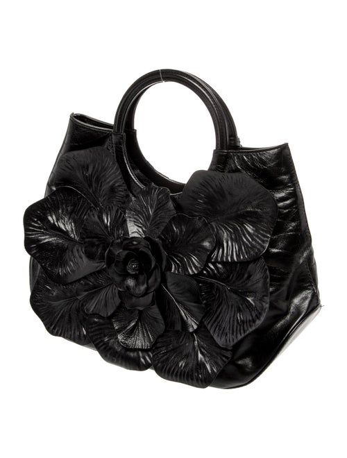 Anne Fontaine Leather Top Handle Bag