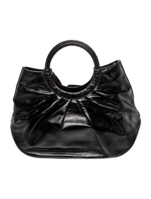 Anne Fontaine Leather Top Handle Bag