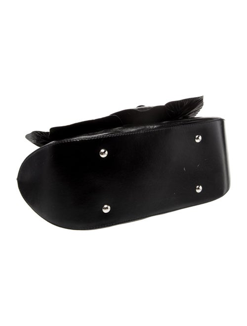 Anne Fontaine Leather Top Handle Bag