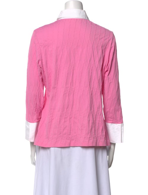 Anne Fontaine Three-Quarter Sleeve Button-Up Top