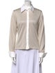Anne Fontaine Long Sleeve Button-Up Top