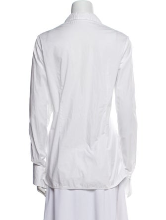 Anne Fontaine Long Sleeve Button-Up Top
