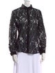 Anne Fontaine Lace Lace Pattern Button-Up Top