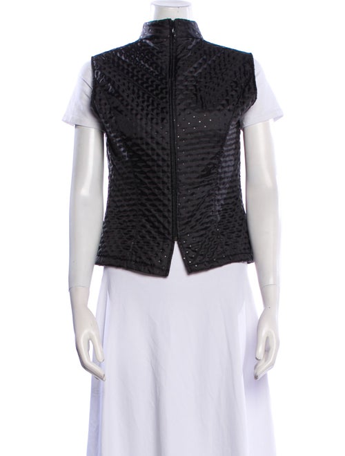 Anne Fontaine Houndstooth Print Vest
