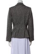 Anne Fontaine Wool Tweed Pattern Blazer