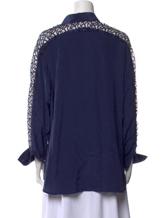 Anne Fontaine Long Sleeve Button-Up Top