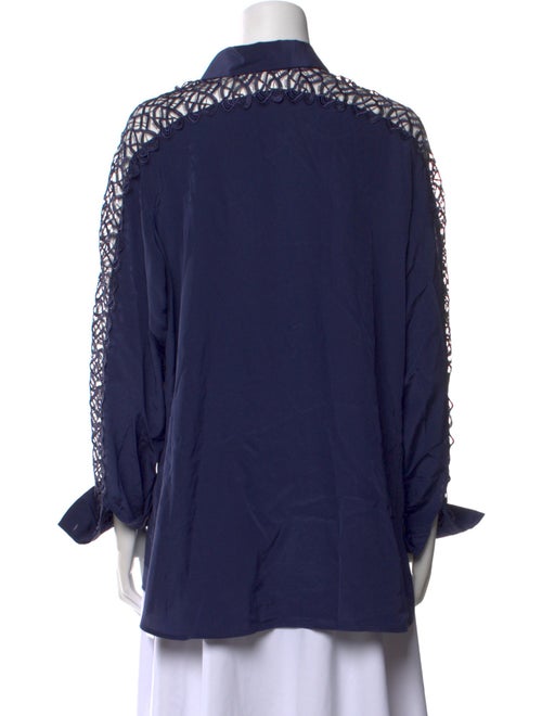 Anne Fontaine Long Sleeve Button-Up Top