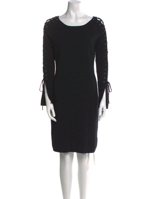 Anne Fontaine Bateau Neckline Knee-Length Dress