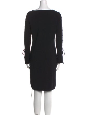 Anne Fontaine Bateau Neckline Knee-Length Dress