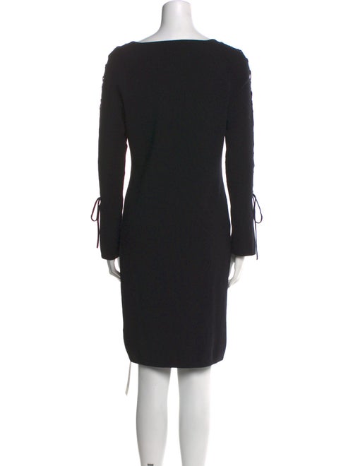 Anne Fontaine Bateau Neckline Knee-Length Dress