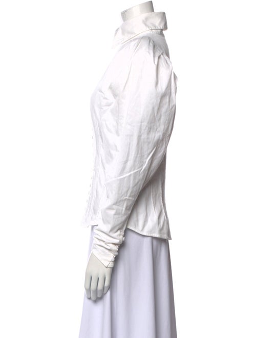 Anne Fontaine Long Sleeve Button-Up Top