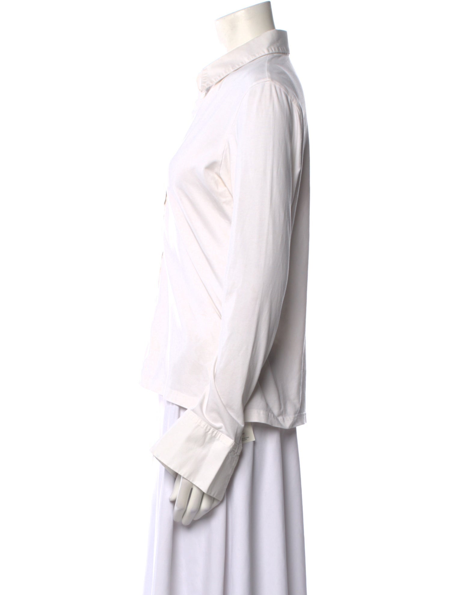 Anne Fontaine Long Sleeve Button-Up Top