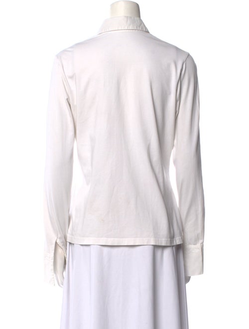 Anne Fontaine Long Sleeve Button-Up Top
