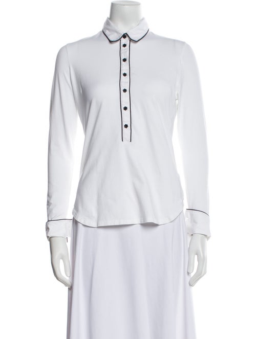 Anne Fontaine Long Sleeve Polo