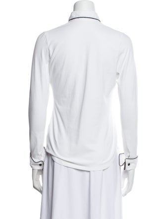 Anne Fontaine Long Sleeve Polo