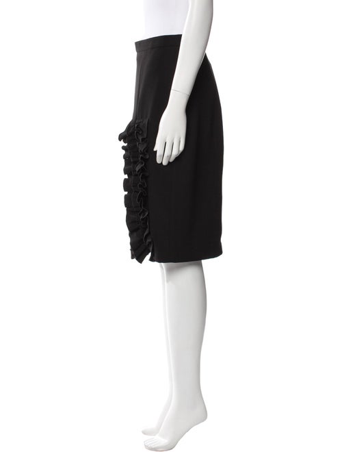 Anne Fontaine Ruffle Embellishment Knee-Length Skirt