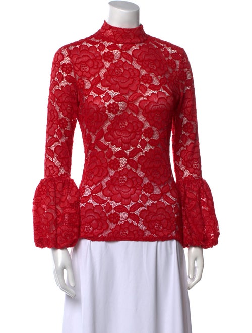 Anne Fontaine Lace Lace Pattern Blouse