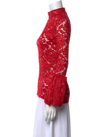 Anne Fontaine Lace Lace Pattern Blouse