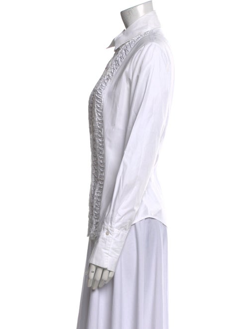 Anne Fontaine Long Sleeve Button-Up Top