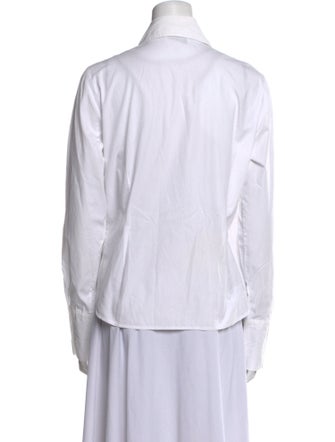 Anne Fontaine Long Sleeve Button-Up Top