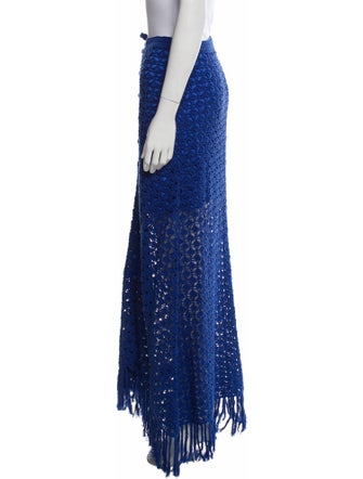 Anne Fontaine Lace Pattern Long Skirt
