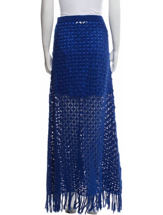 Anne Fontaine Lace Pattern Long Skirt