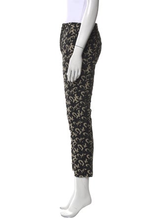 Anne Fontaine Printed Straight Leg Pants
