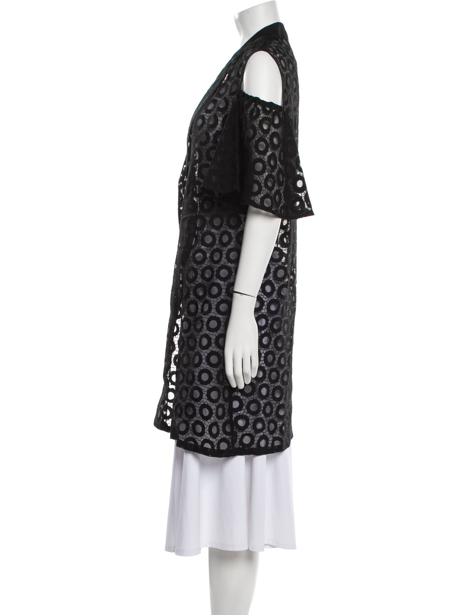 Anne Fontaine Lace Pattern Evening Jacket