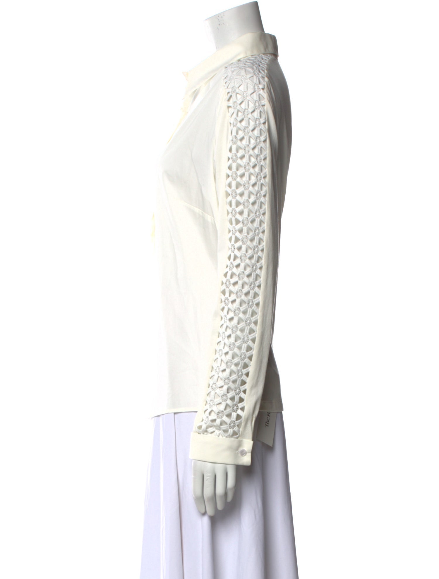 Anne Fontaine Long Sleeve Button-Up Top