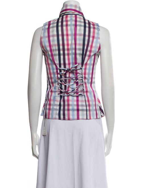 Anne Fontaine Printed Cowl Neck Top