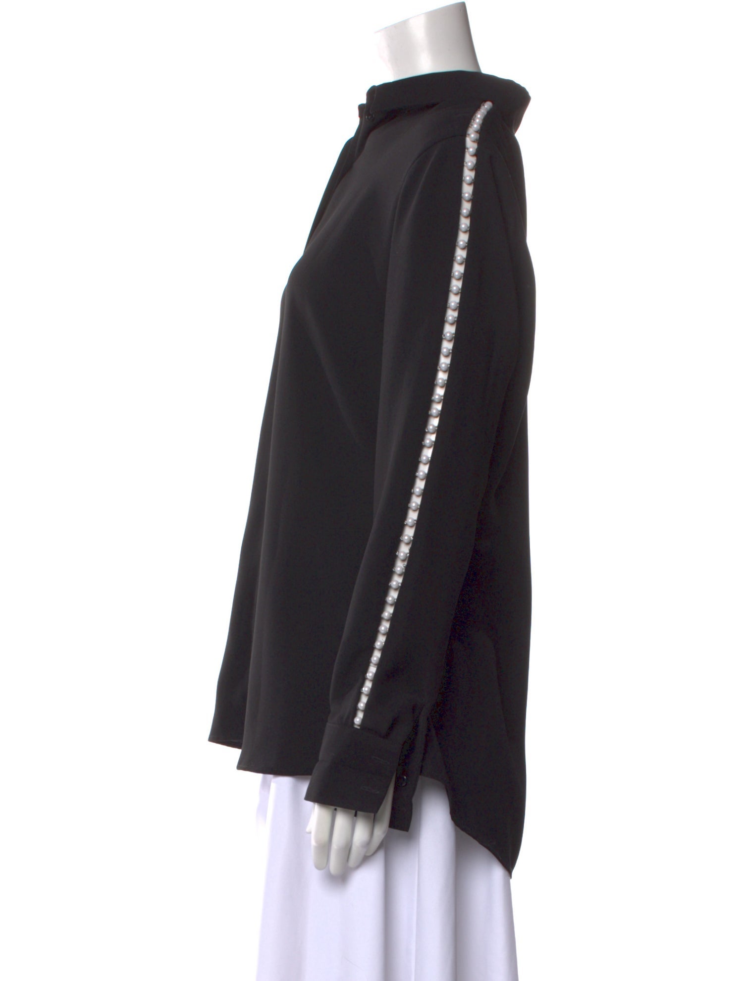 Anne Fontaine Long Sleeve Button-Up Top