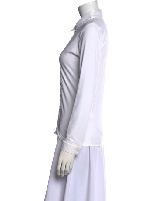 Anne Fontaine Long Sleeve Button-Up Top
