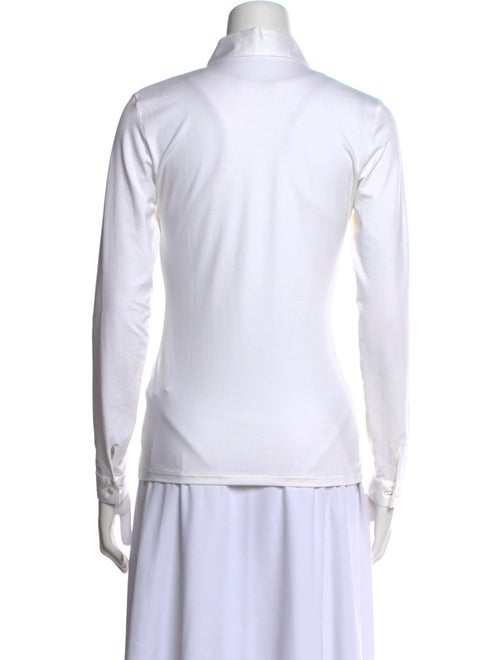 Anne Fontaine Long Sleeve Button-Up Top