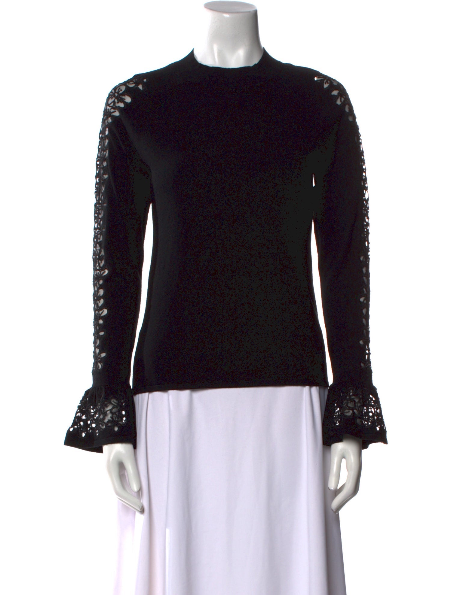 Anne Fontaine Crew Neck Long Sleeve Top