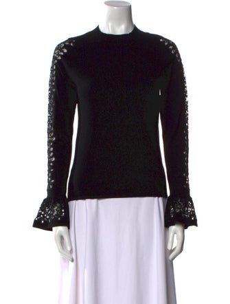 Anne Fontaine Crew Neck Long Sleeve Top